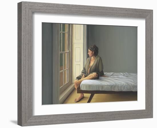 Simona Pregnant Seated, 2007-Peter Breeden-Framed Giclee Print