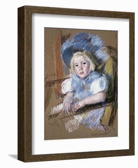 Simone Seated-Mary Cassatt-Framed Giclee Print