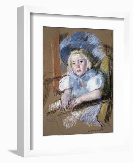 Simone Seated-Mary Cassatt-Framed Giclee Print