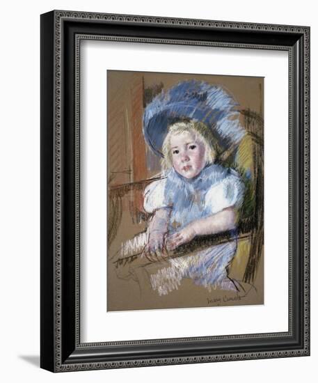 Simone Seated-Mary Cassatt-Framed Giclee Print