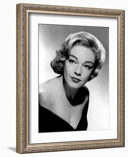 Simone Signoret, 1950s-null-Framed Photo