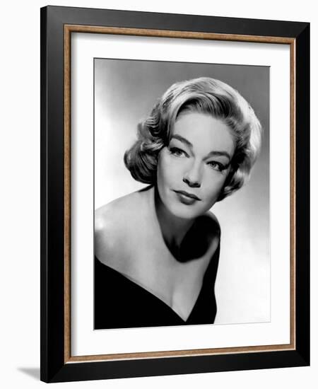 Simone Signoret, 1950s-null-Framed Photo