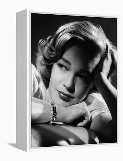 Simone Signoret, c.1958-null-Framed Stretched Canvas