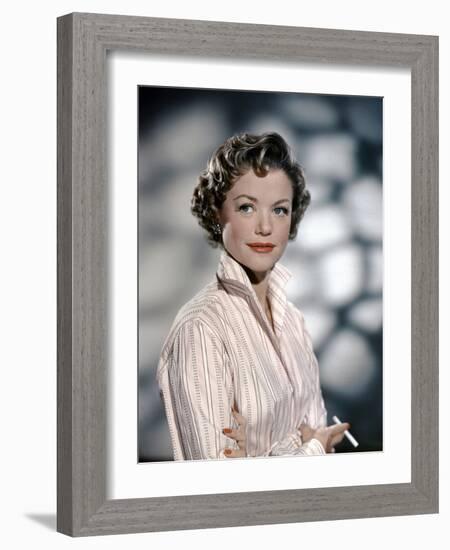 Simone Simon dans les annees 50, SIMONE SIMON in the 50's (photo)-null-Framed Photo