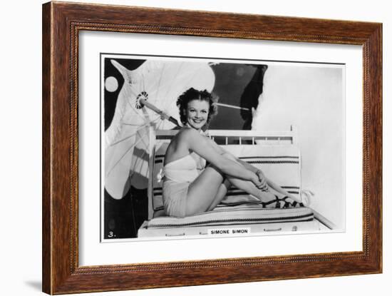 Simone Simon, French Film Actress, C1938-null-Framed Giclee Print