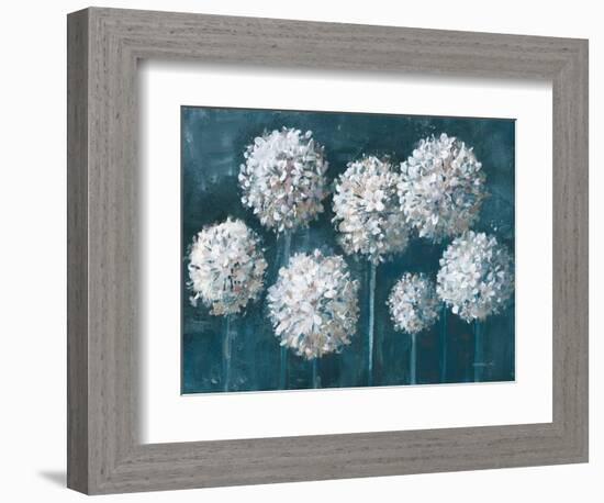 Simple Agapanthus Dark-Danhui Nai-Framed Premium Giclee Print