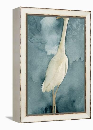 Simple Egret II-Emma Caroline-Framed Stretched Canvas