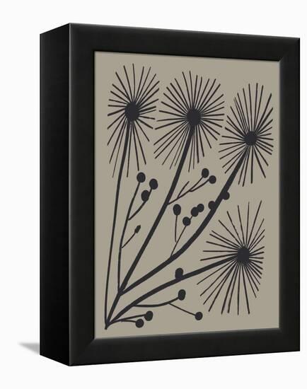 Simple Floral - Grow-Chloe Watts-Framed Stretched Canvas