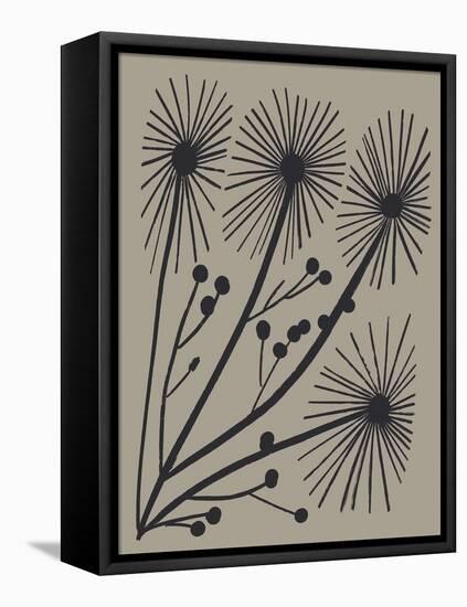 Simple Floral - Grow-Chloe Watts-Framed Stretched Canvas