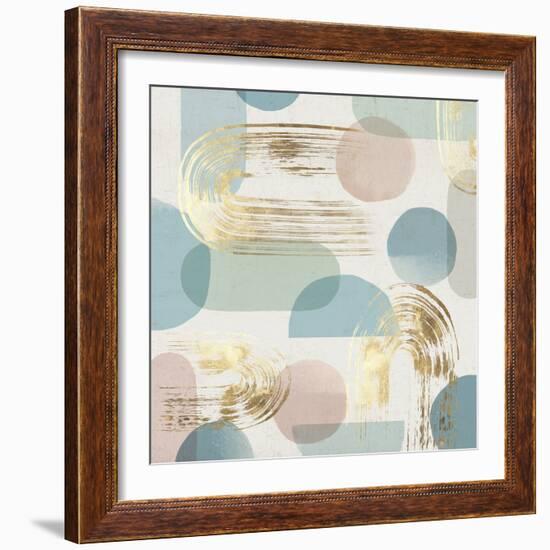 Simple Geometric I-Emma Peal-Framed Art Print