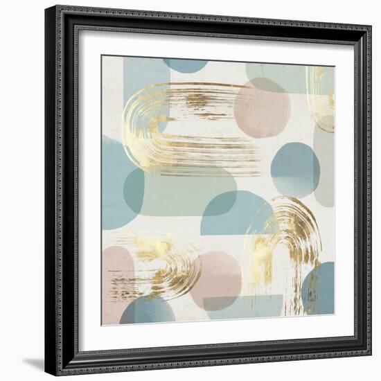 Simple Geometric I-Emma Peal-Framed Art Print