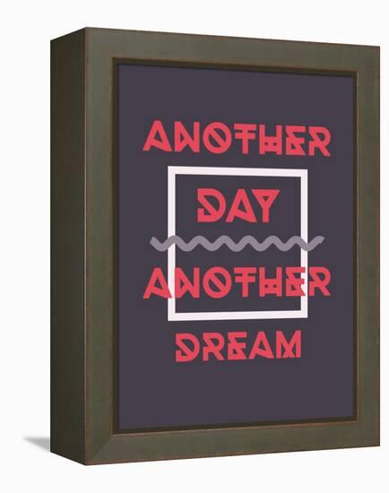 Simple Geometric Motivational Poster-Vanzyst-Framed Stretched Canvas