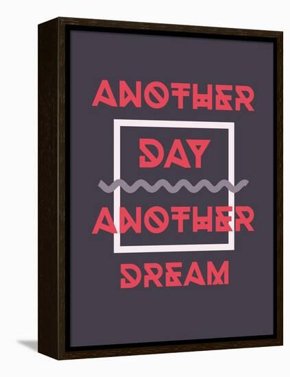 Simple Geometric Motivational Poster-Vanzyst-Framed Stretched Canvas