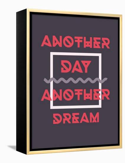Simple Geometric Motivational Poster-Vanzyst-Framed Stretched Canvas