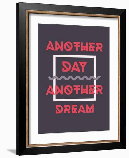 Simple Geometric Motivational Poster-Vanzyst-Framed Art Print