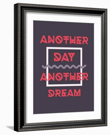 Simple Geometric Motivational Poster-Vanzyst-Framed Art Print