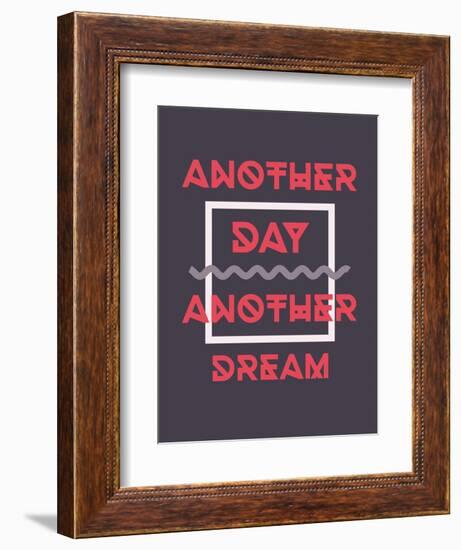 Simple Geometric Motivational Poster-Vanzyst-Framed Premium Giclee Print