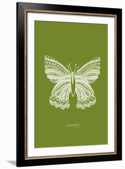 Simple Nature - Butterfly-Clara Wells-Framed Giclee Print