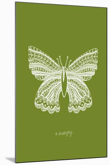 Simple Nature - Butterfly-Clara Wells-Mounted Giclee Print