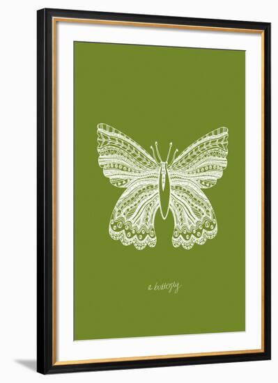 Simple Nature - Butterfly-Clara Wells-Framed Giclee Print