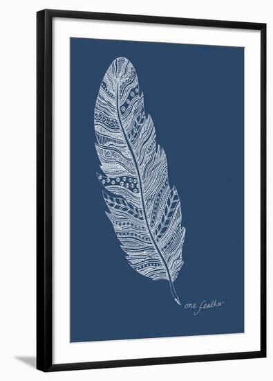 Simple Nature - Feather-Clara Wells-Framed Giclee Print