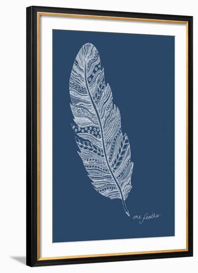 Simple Nature - Feather-Clara Wells-Framed Giclee Print