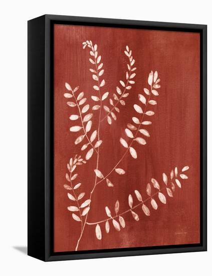 Simple Nature I Burgundy-Danhui Nai-Framed Stretched Canvas