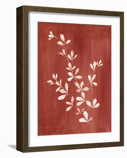 Simple Nature II Burgundy-Danhui Nai-Framed Art Print