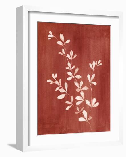 Simple Nature II Burgundy-Danhui Nai-Framed Art Print