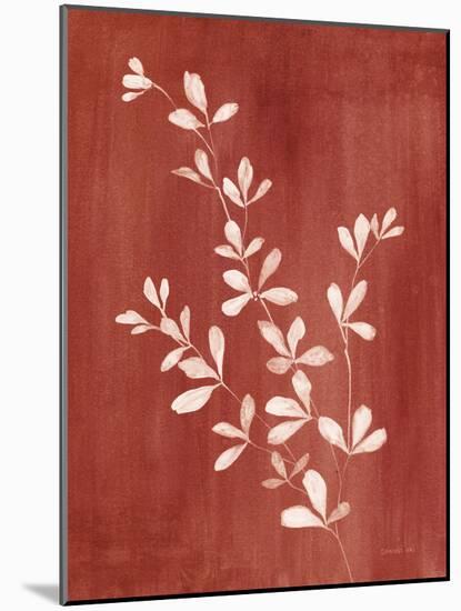 Simple Nature II Burgundy-Danhui Nai-Mounted Art Print