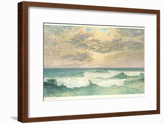 Simple Seascape-null-Framed Art Print