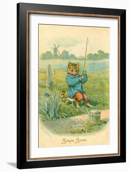 Simple Simon, C.1905-Louis Wain-Framed Giclee Print