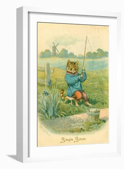 Simple Simon, C.1905-Louis Wain-Framed Giclee Print