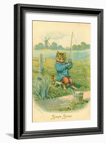 Simple Simon, C.1905-Louis Wain-Framed Giclee Print