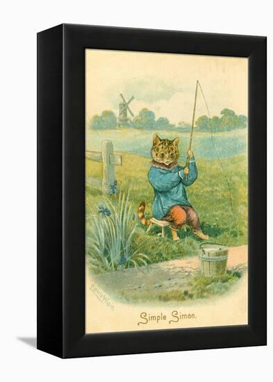 Simple Simon, C.1905-Louis Wain-Framed Premier Image Canvas