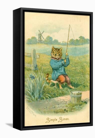 Simple Simon, C.1905-Louis Wain-Framed Premier Image Canvas