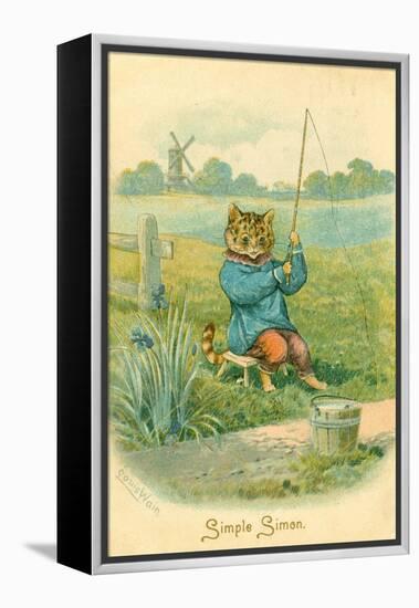 Simple Simon, C.1905-Louis Wain-Framed Premier Image Canvas