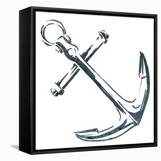 Simple Sketched Anchor-OnRei-Framed Stretched Canvas