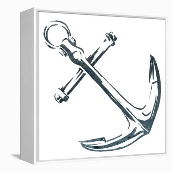 Simple Sketched Anchor-OnRei-Framed Stretched Canvas