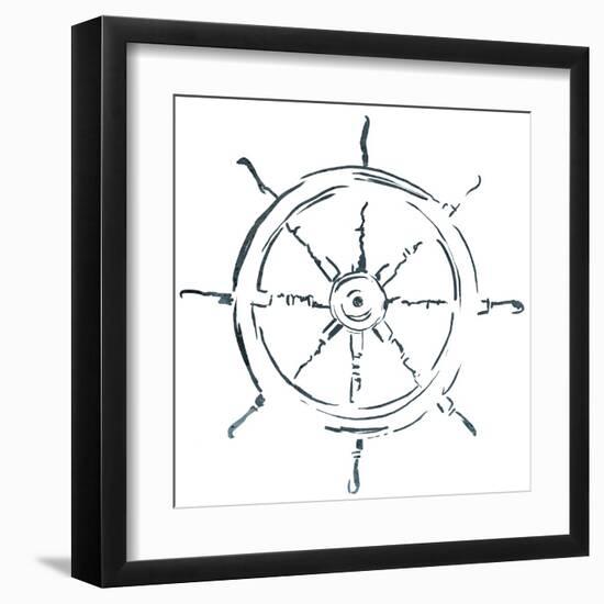 Simple Sketched Wheel-OnRei-Framed Art Print