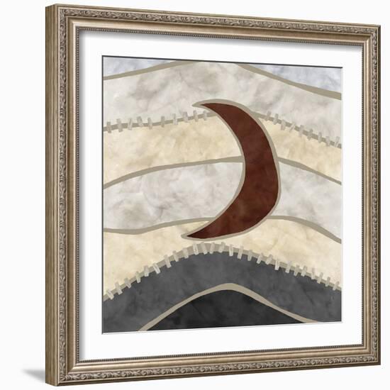 Simple Stitched - Moon-Lottie Fontaine-Framed Giclee Print