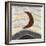 Simple Stitched - Moon-Lottie Fontaine-Framed Giclee Print