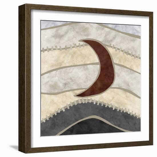 Simple Stitched - Moon-Lottie Fontaine-Framed Giclee Print