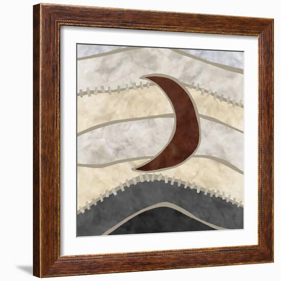 Simple Stitched - Moon-Lottie Fontaine-Framed Giclee Print