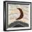 Simple Stitched - Moon-Lottie Fontaine-Framed Giclee Print