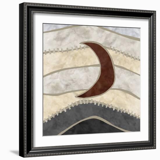 Simple Stitched - Moon-Lottie Fontaine-Framed Giclee Print