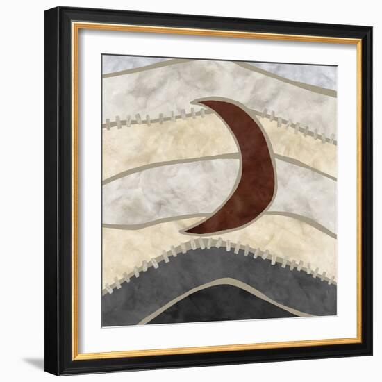 Simple Stitched - Moon-Lottie Fontaine-Framed Giclee Print