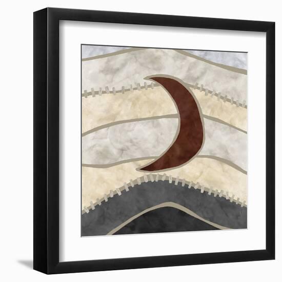Simple Stitched - Moon-Lottie Fontaine-Framed Giclee Print