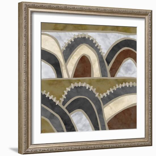 Simple Stitched - Mountains-Lottie Fontaine-Framed Giclee Print