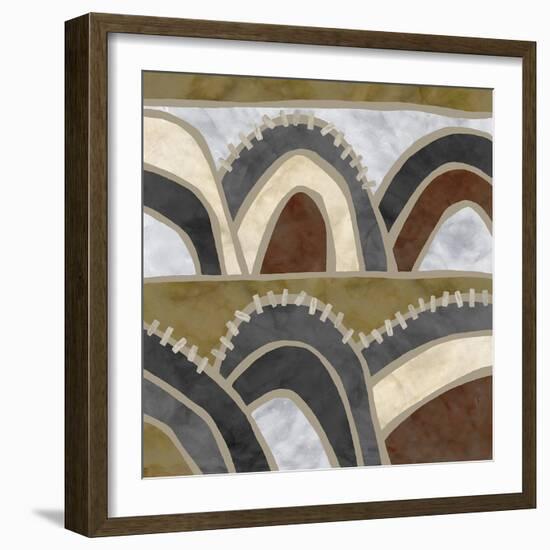 Simple Stitched - Mountains-Lottie Fontaine-Framed Giclee Print
